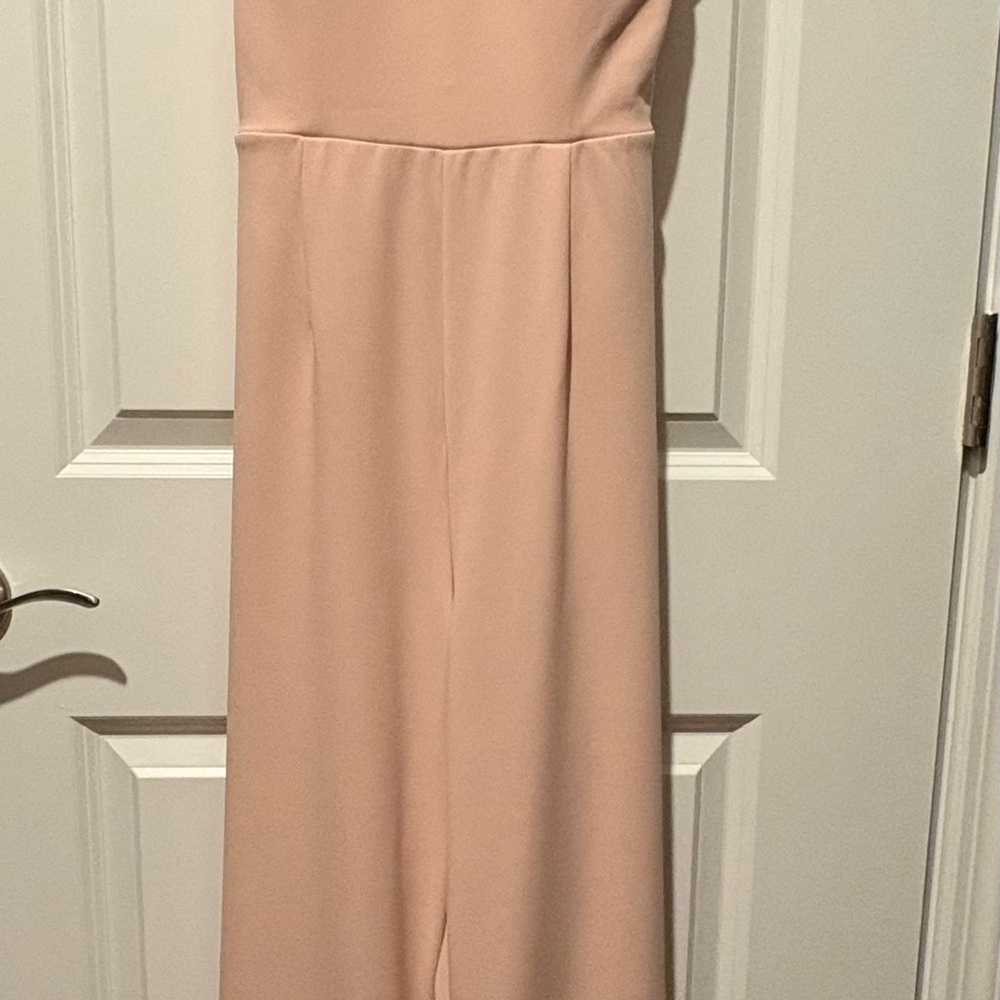 Light Pink Open Back Jumpsuit